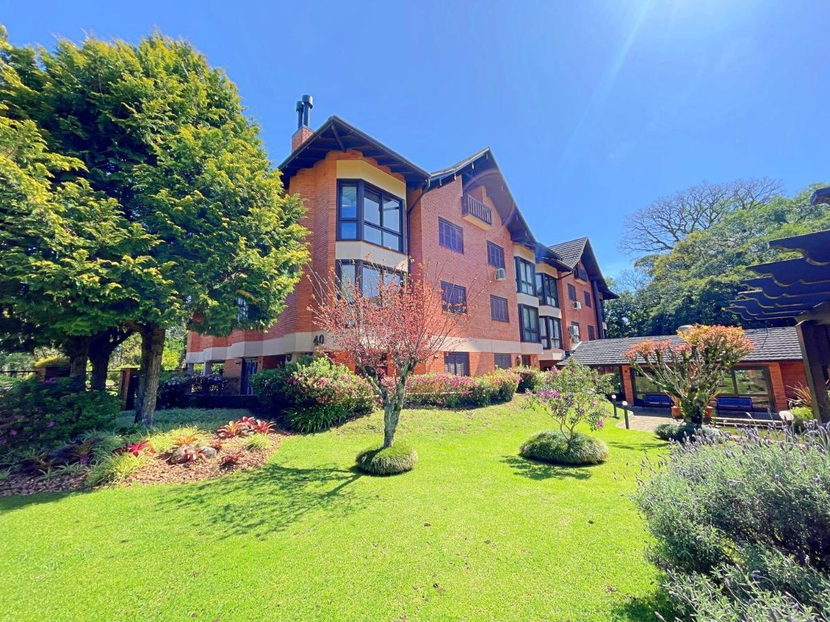 Aconchegante Apto 3 Dorm. Com Piscina Aquecida Gramado Eksteriør bilde